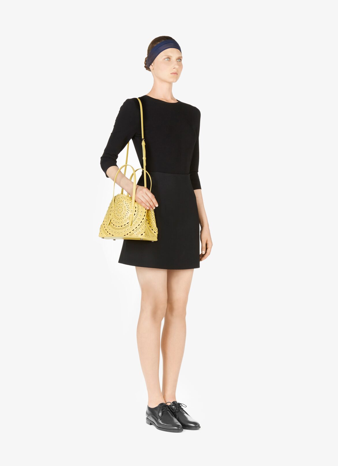 Handbags ALAÏA TOPAZ YELLOW HANDBAGS